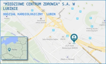 ODDZIAŁ KARDIOLOGICZNY - "MIEDZIOWE CENTRUM ZDROWIA" S.A. W LUBINIE - UL. MARII SKŁODOWSKIEJ-CURIE 52-60,  LUBIN