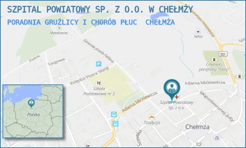 PORADNIA GRUŹLICY I CHORÓB PŁUC - SZPITAL POWIATOWY SP. Z O.O. W CHEŁMŻY - SZEWSKA 23,  CHEŁMŻA