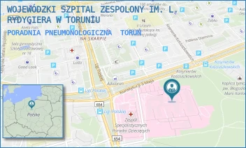PORADNIA PNEUMONOLOGICZNA - WOJEWÓDZKI SZPITAL ZESPOLONY IM. L. RYDYGIERA W TORUNIU - KONSTYTUCJI 3 MAJA 42/-,  TORUŃ