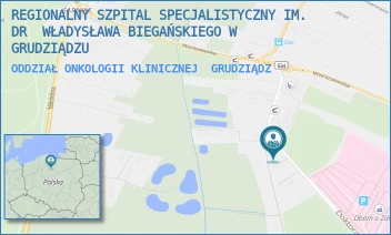 ODDZIAŁ ONKOLOGII KLINICZNEJ - REGIONALNY SZPITAL SPECJALISTYCZNY IM. DR  WŁADYSŁAWA BIEGAŃSKIEGO W GRUDZIĄDZU - RYDYGIERA 15/17,  GRUDZIĄDZ