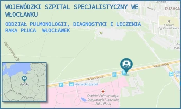 ODDZIAŁ PULMONOLOGII, DIAGNOSTYKI I LECZENIA RAKA PŁUCA - WOJEWÓDZKI SZPITAL SPECJALISTYCZNY WE WŁOCŁAWKU - WIENIECKA 49,  WŁOCŁAWEK