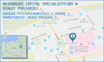 ODDZIAŁ FTYZJOPULMONOLOGII I CHORÓB WEWNĘTRZNYCH - WOJEWÓDZKI SZPITAL SPECJALISTYCZNY W BIAŁEJ PODLASKIEJ - TEREBELSKA 57-65,  BIAŁA PODLASKA