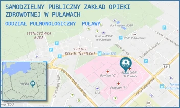 ODDZIAŁ PULMONOLOGICZNY - SAMODZIELNY PUBLICZNY ZAKŁAD OPIEKI ZDROWOTNEJ W PUŁAWACH - BEMA 1,  PUŁAWY