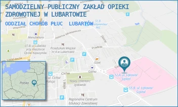 ODDZIAŁ CHORÓB PŁUC - SAMODZIELNY PUBLICZNY ZAKŁAD OPIEKI ZDROWOTNEJ W LUBARTOWIE - CICHA 14,  LUBARTÓW