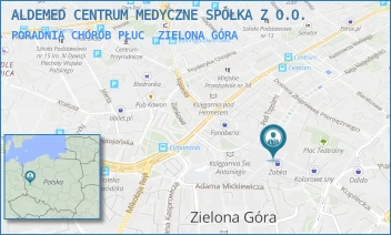 PORADNIA CHORÓB PŁUC - ALDEMED CENTRUM MEDYCZNE SPÓŁKA Z O.O. - UL. AL.NIEPODLEGŁOŚCI 1,  ZIELONA GÓRA