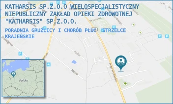 PORADNIA GRUŹLICY I CHORÓB PŁUC - KATHARSIS SP.Z.O.O WIELOSPECJALISTYCZNY NIEPUBLICZNY ZAKŁAD OPIEKI ZDROWOTNEJ "KATHARSIS" SP.Z.O.O. - UL. AL. WOLNOŚCI 9K,  STRZELCE KRAJEŃSKIE