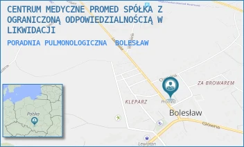 PORADNIA PULMONOLOGICZNA - CENTRUM MEDYCZNE PROMED SPÓŁKA Z OGRANICZONĄ ODPOWIEDZIALNOŚCIĄ W LIKWIDACJI - LASKOWSKA 4A,  BOLESŁAW