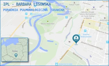 PORADNIA PULMONOLOGICZNA - IPL - BARBARA LISOWSKA - UL. ŻWIRKI I WIGURY 29,  SKAWINA