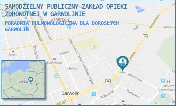 PORADNIA PULMONOLOGICZNA DLA DOROSŁYCH - SAMODZIELNY PUBLICZNY ZAKŁAD OPIEKI ZDROWOTNEJ W GARWOLINIE - STASZICA 18,  GARWOLIN