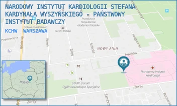 KCHW - NARODOWY INSTYTUT KARDIOLOGII STEFANA KARDYNAŁA WYSZYŃSKIEGO - PAŃSTWOWY INSTYTUT BADAWCZY - ALPEJSKA 42,  WARSZAWA