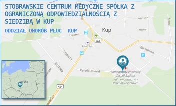 ODDZIAŁ CHORÓB PŁUC - STOBRAWSKIE CENTRUM MEDYCZNE SPÓŁKA Z O. O. Z SIEDZIBĄ  W KUP - UL. KAROLA MIARKI 14/-,  KUP