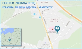 PORADNIA PULMONOLOGICZNA - NIEPUBLICZNY ZAKŁAD OPIEKI ZDROWOTNEJ PRZYCHODNIA LEKARSKA OTMĘT S.C. IZOLDA ŚWISTUŃ TOMASZ ŚWISTUŃ - UL. JAGIELLOŃSKA 29,  KRAPKOWICE