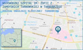 ODDZIAŁ ONKOLOGII KLINICZNEJ - WOJEWÓDZKI SZPITAL IM. ZOFII Z ZAMOYSKICH TARNOWSKIEJ W TARNOBRZEGU - UL. SZPITALNA 1,  TARNOBRZEG