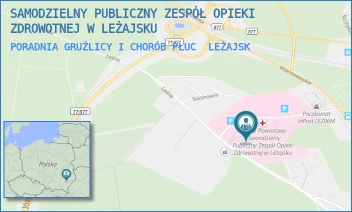 PORADNIA GRUŹLICY I CHORÓB PŁUC - SAMODZIELNY PUBLICZNY ZESPÓŁ OPIEKI ZDROWOTNEJ W LEŻAJSKU - UL. LEŚNA 22,  LEŻAJSK