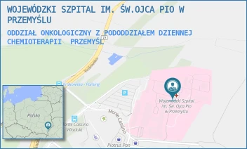 ODDZIAŁ ONKOLOGICZNY Z PODODDZIAŁEM DZIENNEJ CHEMIOTERAPII - WOJEWÓDZKI SZPITAL IM. ŚW.OJCA PIO W PRZEMYŚLU - UL. MONTE CASSINO 18, PRZEMYŚL