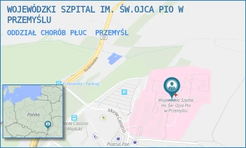 ODDZIAŁ CHORÓB PŁUC - WOJEWÓDZKI SZPITAL IM. ŚW.OJCA PIO W PRZEMYŚLU - UL. MONTE CASSINO 18, PRZEMYŚL