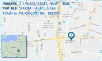 PORADNIA PULMONOLOGICZNA - MRUKMED 2 LEKARZ BEATA MADEJ-MRUK I PARTNER SPÓŁKA PARTNERSKA - UL. GEN. MARIANA LANGIEWICZA 61,  RZESZÓW
