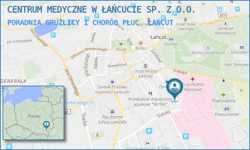 PORADNIA GRUŹLICY I CHORÓB PŁUC - CENTRUM MEDYCZNE W ŁAŃCUCIE SP. Z O.O. - UL. IGNACEGO PADEREWSKIEGO 5,  ŁAŃCUT