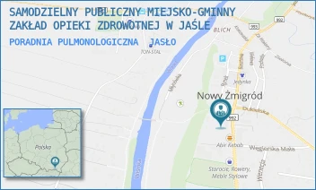 PORADNIA PULMONOLOGICZNA - SAMODZIELNY PUBLICZNY MIEJSKO-GMINNY ZAKŁAD OPIEKI ZDROWOTNEJ W JAŚLE - UL. ADAMA MICKIEWICZA 4,  JASŁO