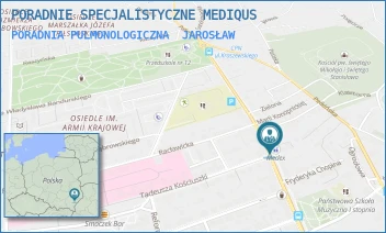 PORADNIA PULMONOLOGICZNA - PORADNIE SPECJALISTYCZNE MEDIQUS - UL. KRASZEWSKIEGO 24A,  JAROSŁAW