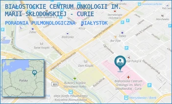 PORADNIA PULMONOLOGICZNA - BIAŁOSTOCKIE CENTRUM ONKOLOGII IM. MARII SKŁODOWSKIEJ - CURIE - OGRODOWA 12,  BIAŁYSTOK