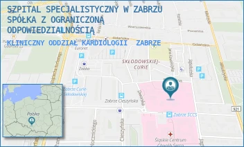 KLINICZNY ODDZIAŁ KARDIOLOGII - SZPITAL SPECJALISTYCZNY W ZABRZU SPÓŁKA Z OGRANICZONĄ ODPOWIEDZIALNOŚCIĄ - UL. MARII CURIE-SKŁODOWSKIEJ 10,  ZABRZE