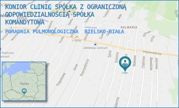 PORADNIA PULMONOLOGICZNA - KONIOR CLINIC SPÓŁKA  KOMANDYTOWA - UL. PSZENNA 11,  BIELSKO-BIAŁA