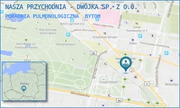 PORADNIA PULMONOLOGICZNA - NASZA PRZYCHODNIA - DWÓJKA SP. Z O.O. - UL. STRZELCÓW BYTOMSKICH 9,  BYTOM