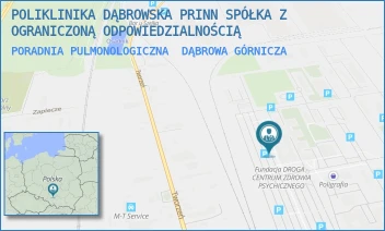 PORADNIA PULMONOLOGICZNA - POLIKLINIKA DĄBROWSKA PRINN SPÓŁKA Z OGRANICZONĄ ODPOWIEDZIALNOŚCIĄ - UL. AL. J. PIŁSUDSKIEGO 92,  DĄBROWA GÓRNICZA