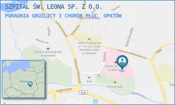 PORADNIA GRUŹLICY I CHORÓB PŁUC - SZPITAL ŚW. LEONA SP. Z O.O. - SZPITALNA 4/SZP,  OPATÓW