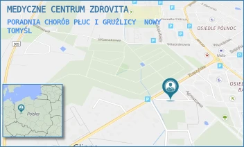 PORADNIA CHORÓB PŁUC I GRUŹLICY - MEDYCZNE CENTRUM ZDROVITA - ZBĄSZYŃSKA 9,  NOWY TOMYŚL
