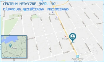 PULMONOLOG PRZEŹMIEROWO - "MED-LUX" SPÓŁKA Z OGRANICZONĄ ODPOWIEDZIALNOŚCIĄ - RYNKOWA 63,  PRZEŹMIEROWO