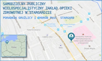 PORADNIA GRUŹLICY I CHORÓB PŁUC - SAMODZIELNY PUBLICZNY WIELOSPECJALISTYCZNY ZAKŁAD OPIEKI ZDROWOTNEJ W STARGARDZIE - WOJSKA POLSKIEGO 27,  STARGARD