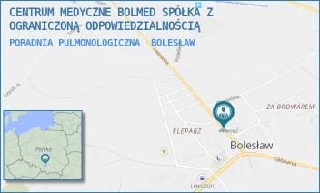 PORADNIA PULMONOLOGICZNA - CENTRUM MEDYCZNE BOLMED SPÓŁKA Z OGRANICZONĄ ODPOWIEDZIALNOŚCIĄ - UL. LASKOWSKA 4A,  BOLESŁAW